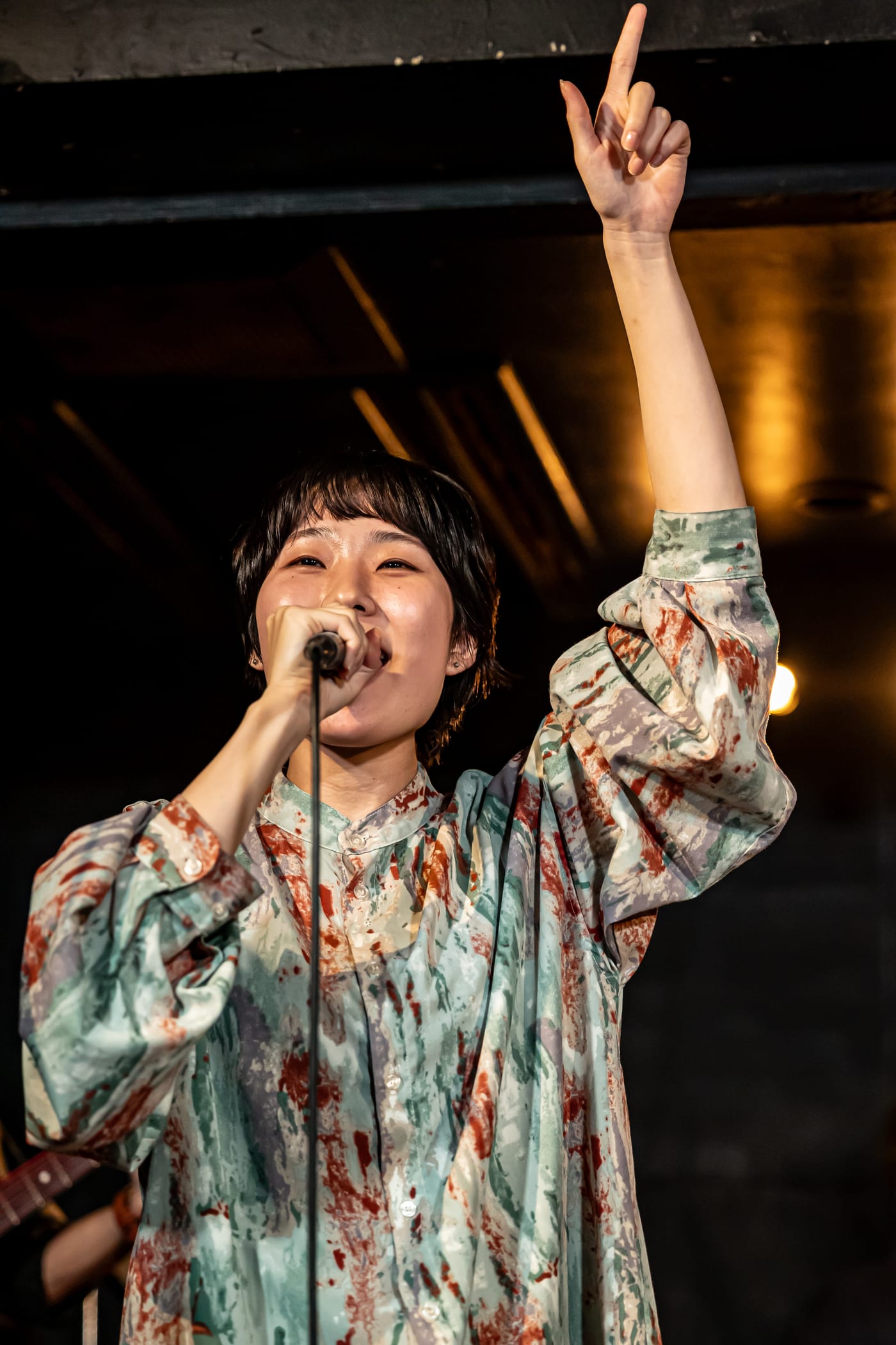 ボーカル熱唱